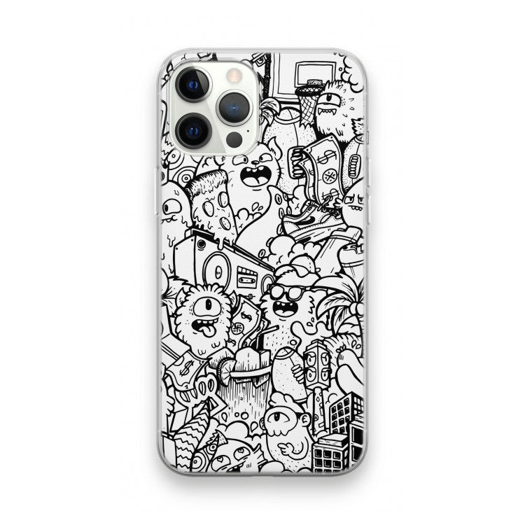 Vexx City #2: iPhone 12 Pro Max Transparant Hoesje