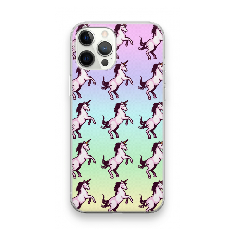 Musketon Unicorn: iPhone 12 Pro Max Transparant Hoesje