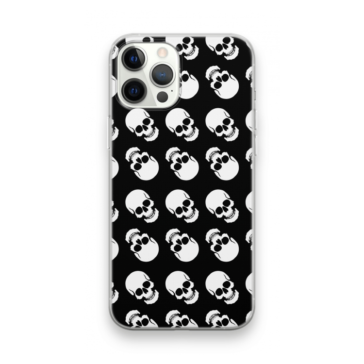 Musketon Skulls: iPhone 12 Pro Max Transparant Hoesje