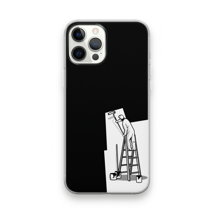 Musketon Painter: iPhone 12 Pro Max Transparant Hoesje