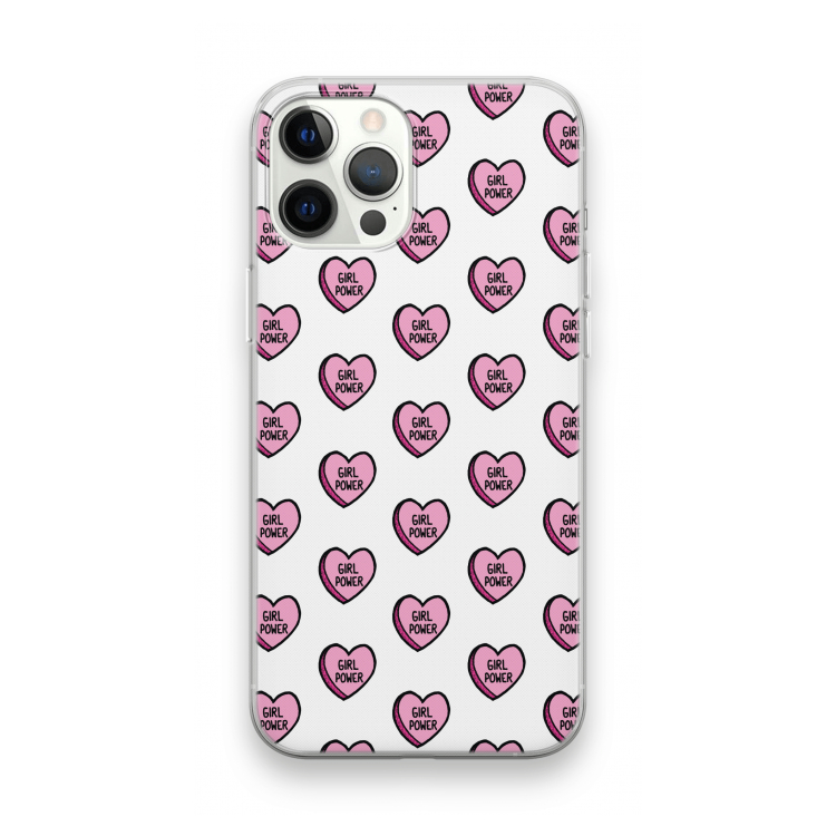GIRL POWER: iPhone 12 Pro Max Transparant Hoesje