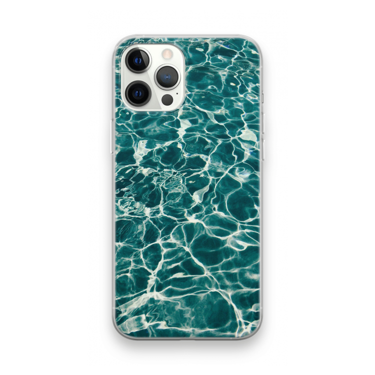 Weerkaatsing water: iPhone 12 Pro Max Transparant Hoesje