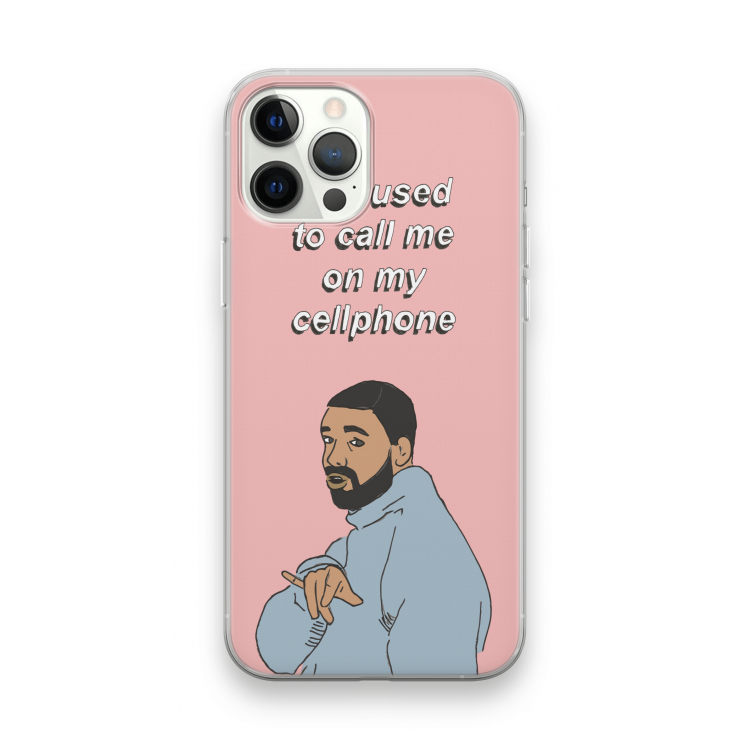 Hotline bling: iPhone 12 Pro Max Transparant Hoesje