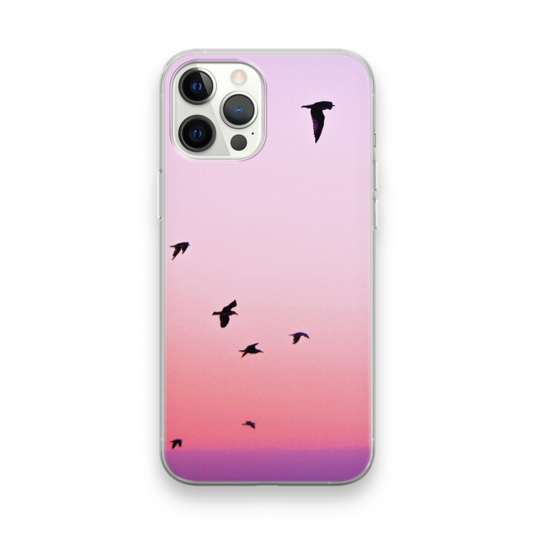 Fly away: iPhone 12 Pro Max Transparant Hoesje