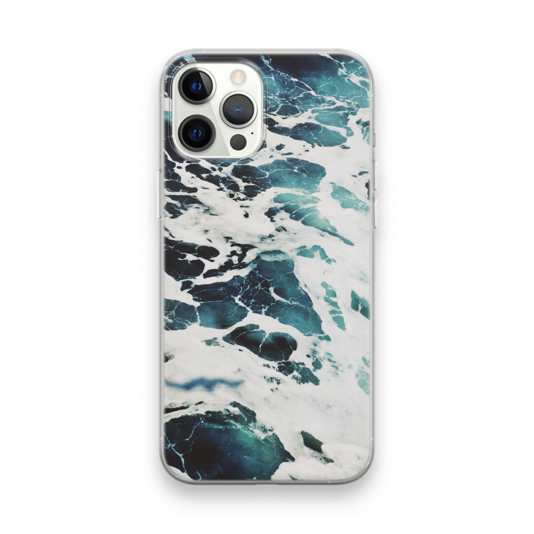 Golven: iPhone 12 Pro Max Transparant Hoesje