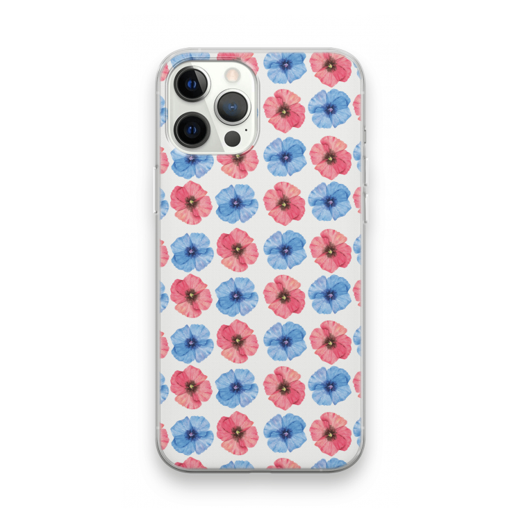 Klaproosjes: iPhone 12 Pro Max Transparant Hoesje