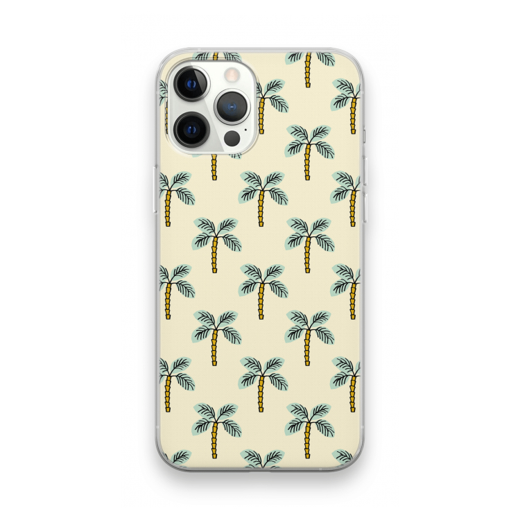 Paradise: iPhone 12 Pro Max Transparant Hoesje