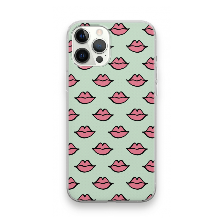 Lipjes: iPhone 12 Pro Max Transparant Hoesje