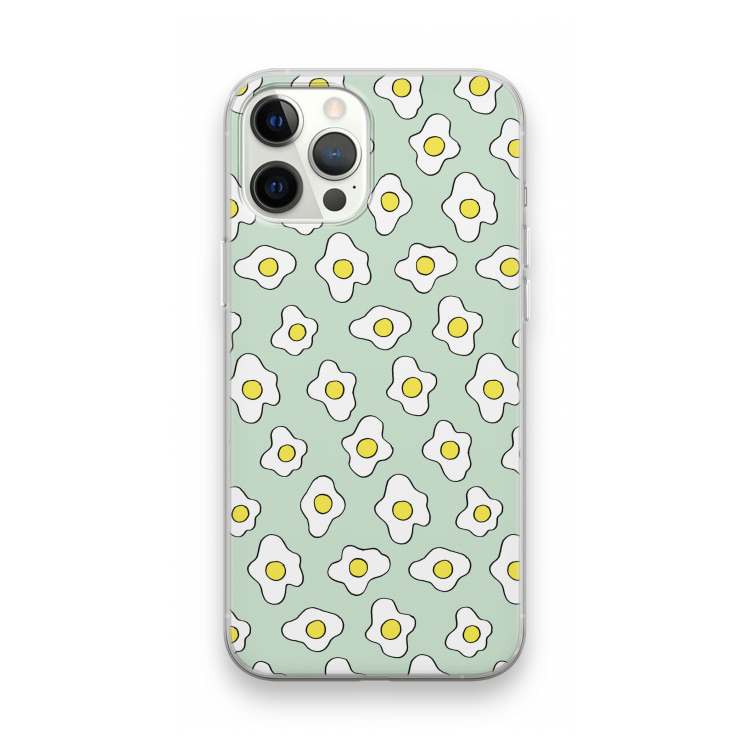 Spiegeleitjes: iPhone 12 Pro Max Transparant Hoesje