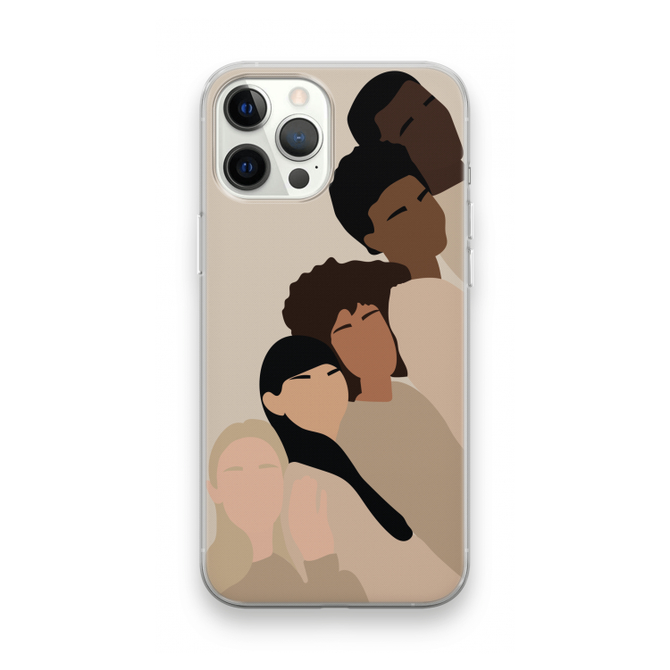 Sweet creatures: iPhone 12 Pro Max Transparant Hoesje