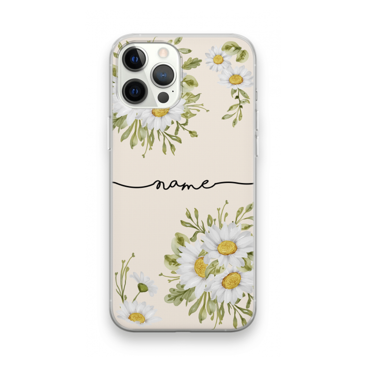 Daisies: iPhone 12 Pro Max Transparant Hoesje