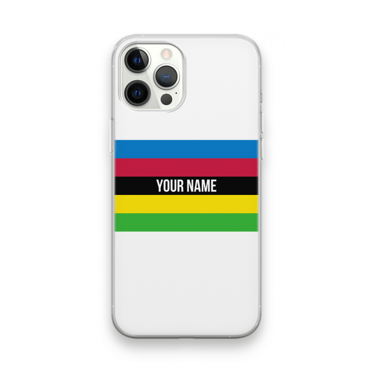WK Wielrennen: iPhone 12 Pro Max Transparant Hoesje