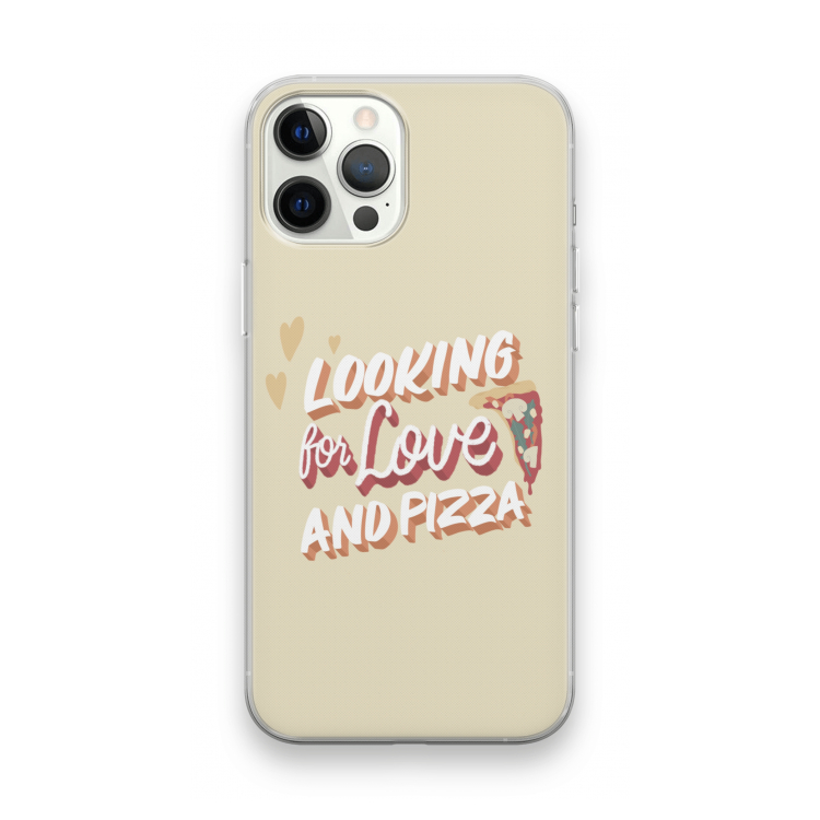 Pizza is the answer: iPhone 12 Pro Max Transparant Hoesje