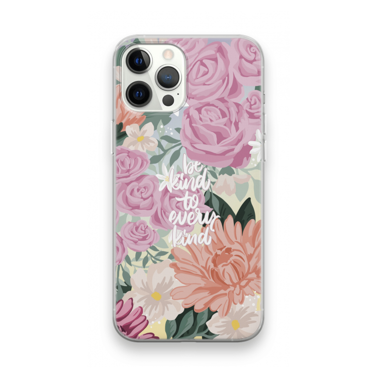 Kindness matters: iPhone 12 Pro Max Transparant Hoesje