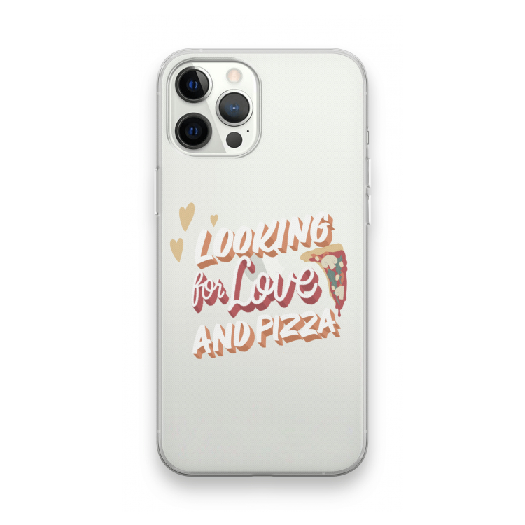 Pizza is the answer: iPhone 12 Pro Max Transparant Hoesje