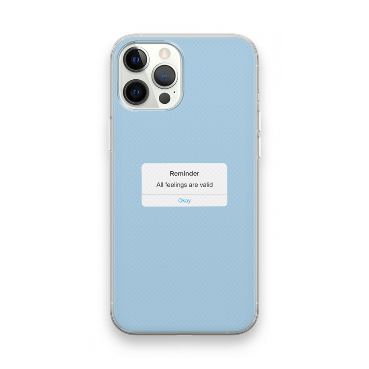 Reminder: iPhone 12 Pro Max Transparant Hoesje