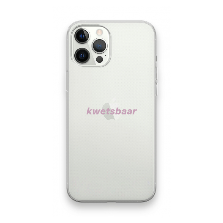 kwetsbaar: iPhone 12 Pro Max Transparant Hoesje