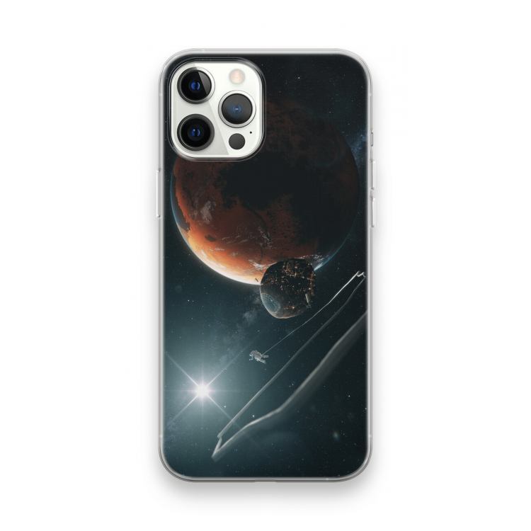 Mars Renaissance: iPhone 12 Pro Max Transparant Hoesje