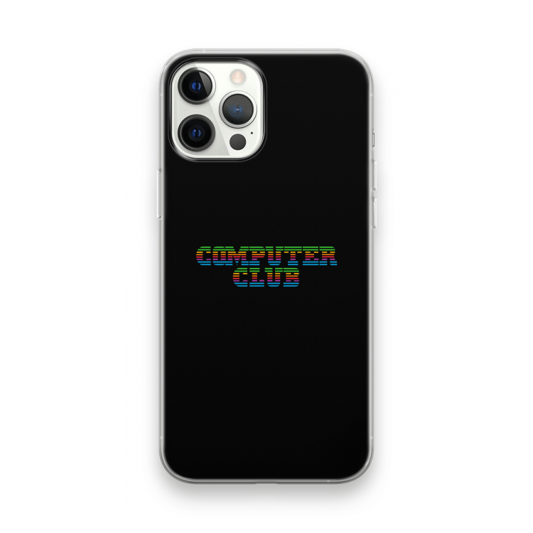 Retro: iPhone 12 Pro Max Transparant Hoesje