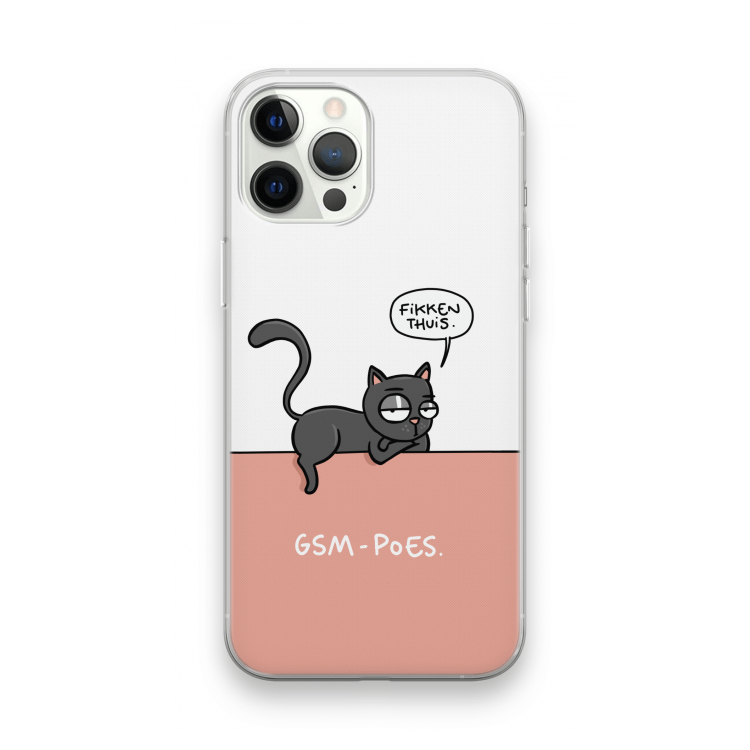 GSM poes: iPhone 12 Pro Max Transparant Hoesje