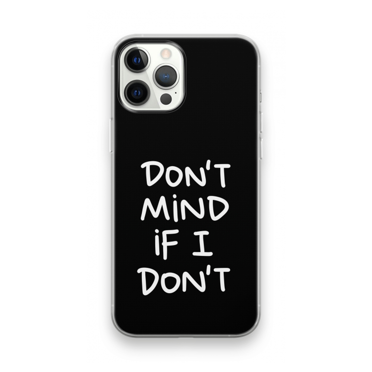 Don't Mind: iPhone 12 Pro Max Transparant Hoesje