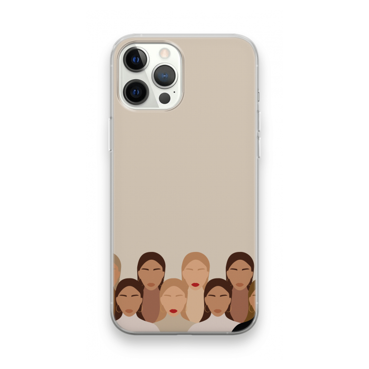 Girls girls girls: iPhone 12 Pro Max Transparant Hoesje