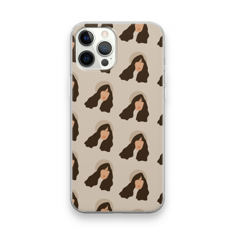 Bonjour mon amour: iPhone 12 Pro Max Transparant Hoesje