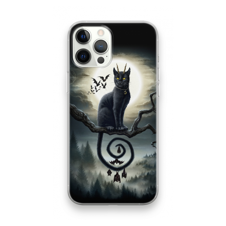 Moonlight Companions: iPhone 12 Pro Max Transparant Hoesje