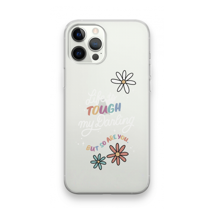 Tough Life: iPhone 12 Pro Max Transparant Hoesje