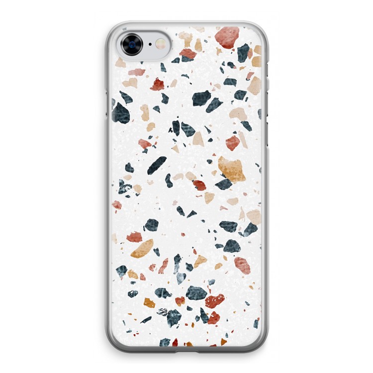 Terrazzo N°4: iPhone 8 Transparant Hoesje