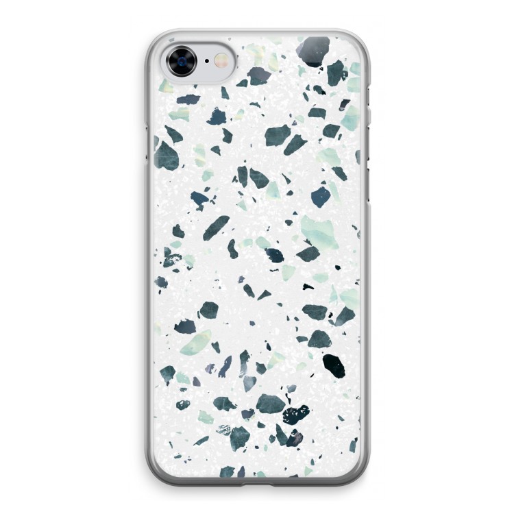 Terrazzo N°2: iPhone 8 Transparant Hoesje
