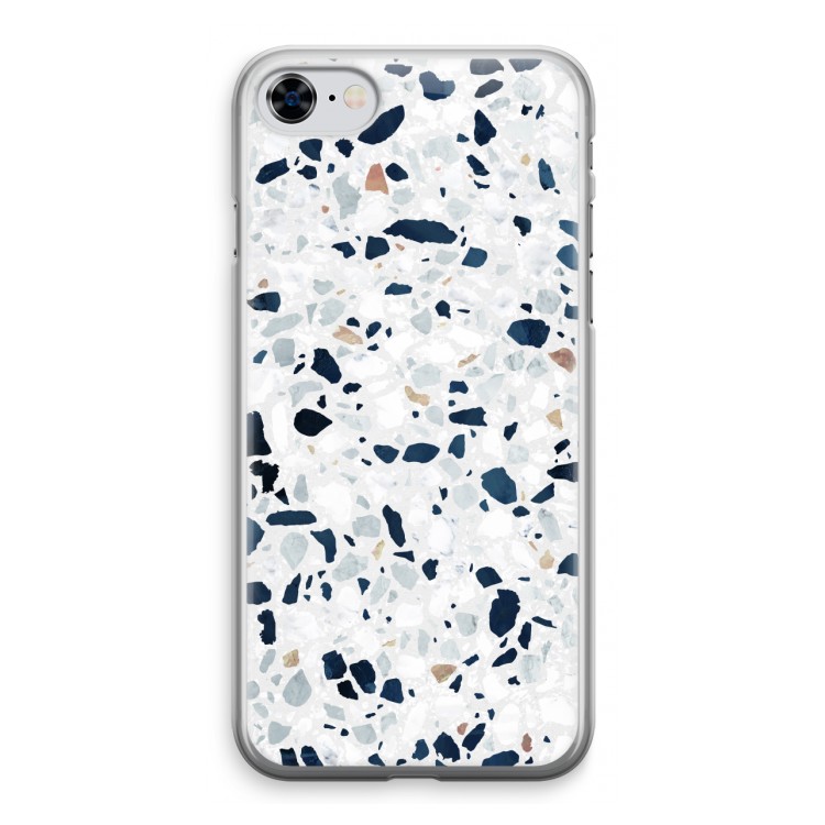 Terrazzo N°1: iPhone 8 Transparant Hoesje