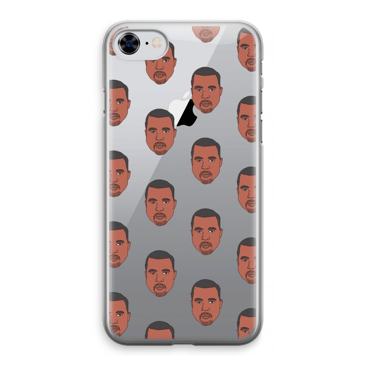Kanye Call Me?: iPhone 8 Transparant Hoesje