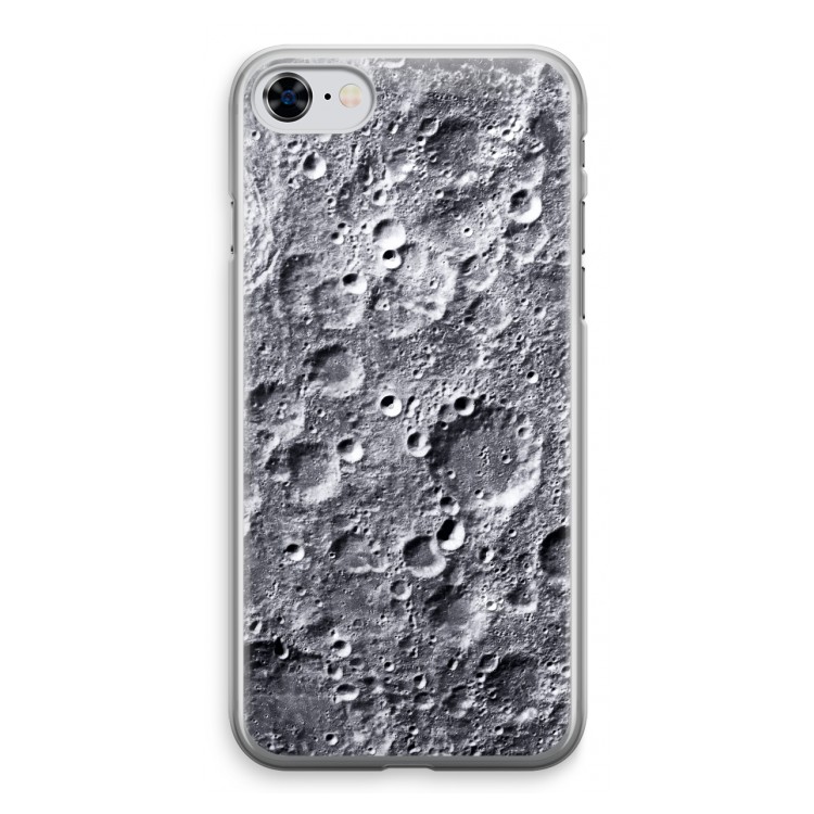 Maanlandschap: iPhone 8 Transparant Hoesje
