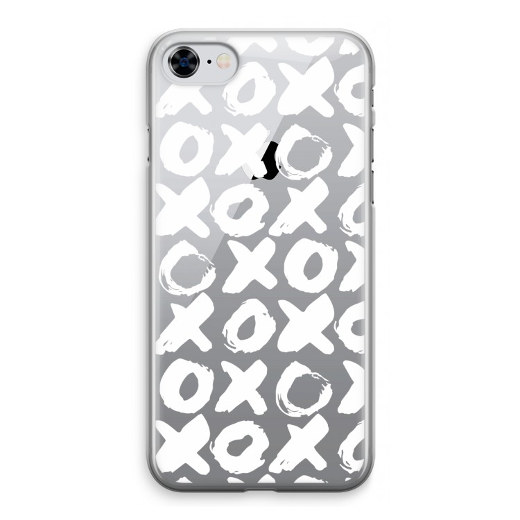 XOXO: iPhone 8 Transparant Hoesje