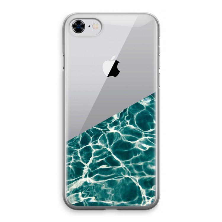 Weerkaatsing water: iPhone 8 Transparant Hoesje