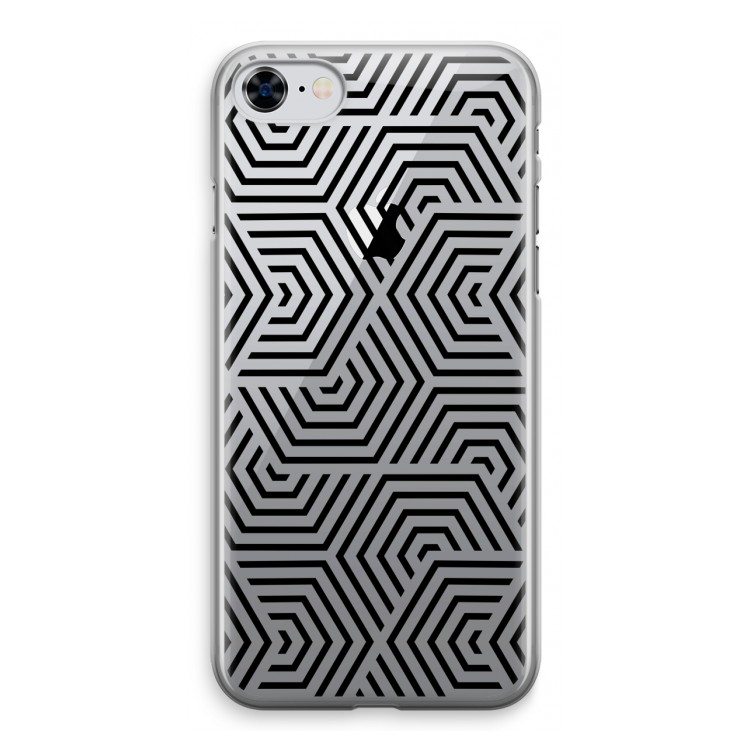 Magic pattern: iPhone 8 Transparant Hoesje