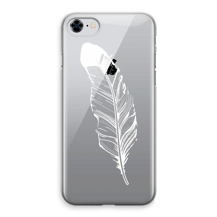 Pluim: iPhone 8 Transparant Hoesje