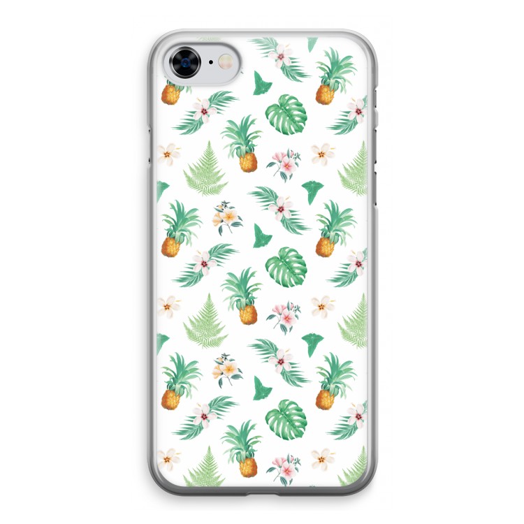 Ananas bladeren: iPhone 8 Transparant Hoesje