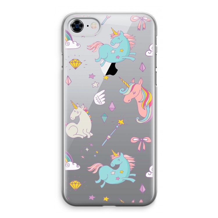 Fantasiewereld: iPhone 8 Transparant Hoesje
