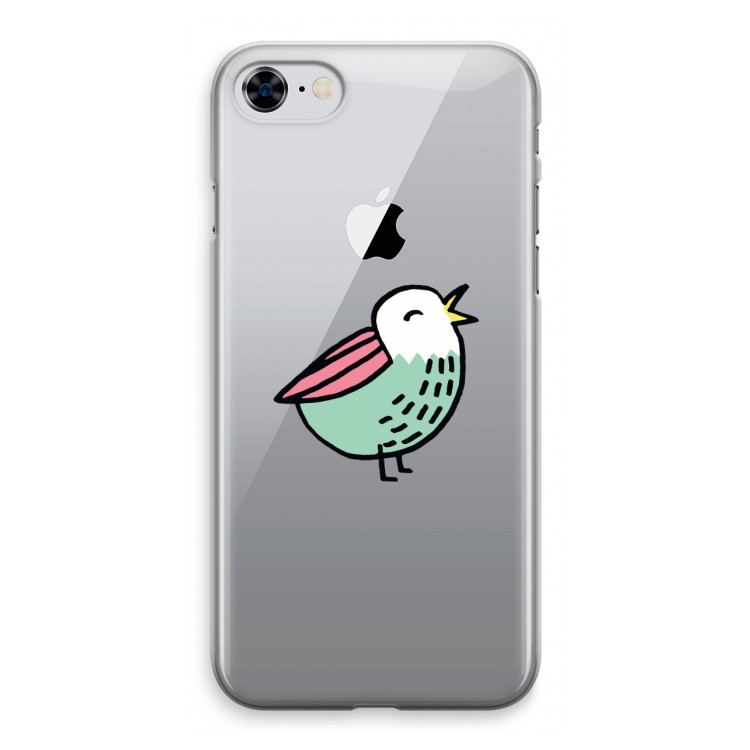Birdy: iPhone 8 Transparant Hoesje
