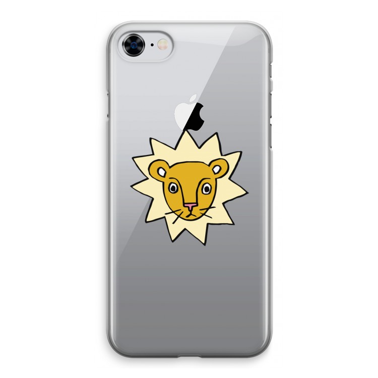 Kleine leeuw: iPhone 8 Transparant Hoesje
