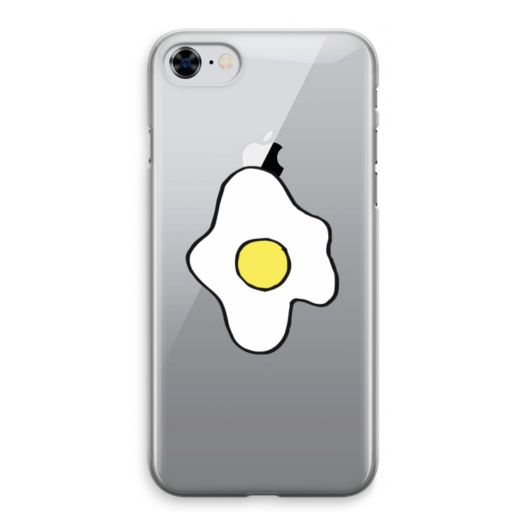 Spiegelei: iPhone 8 Transparant Hoesje
