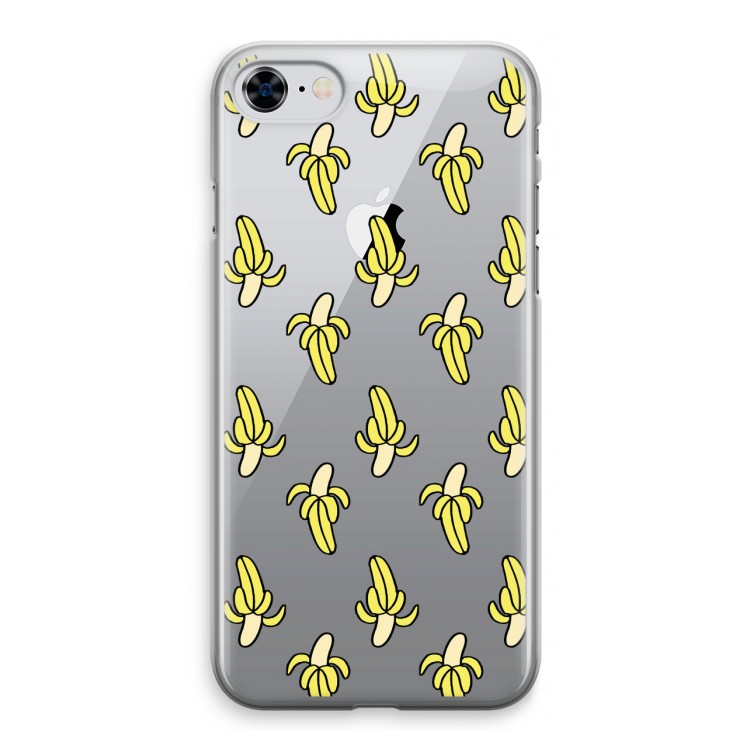 Bananas: iPhone 8 Transparant Hoesje