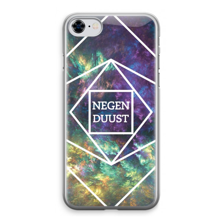 Negenduust ruimte: iPhone 8 Transparant Hoesje