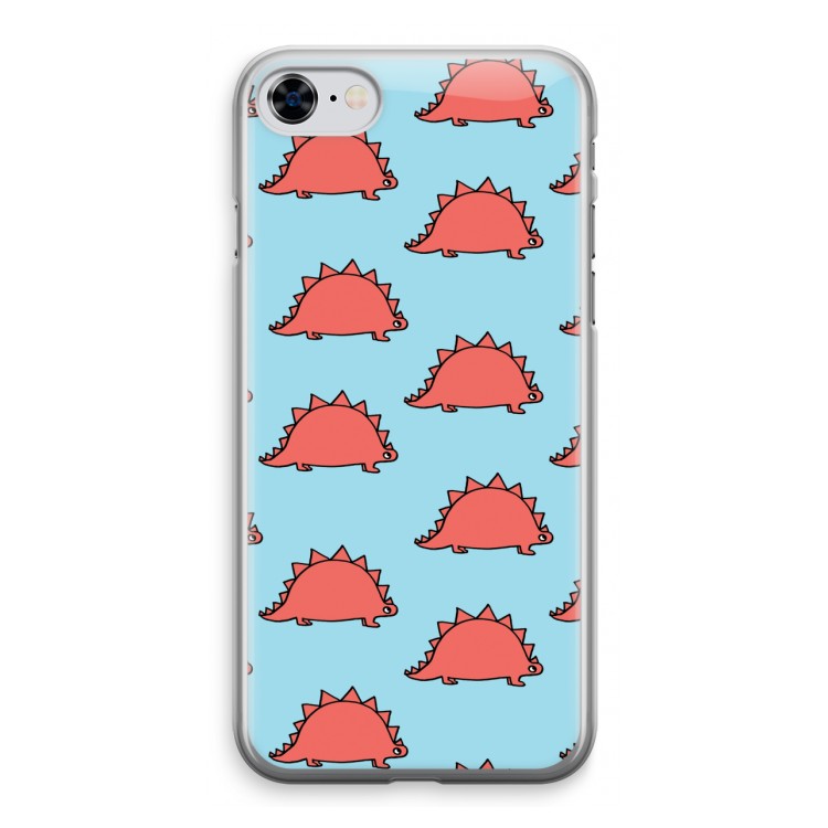 Dinosawrr: iPhone 8 Transparant Hoesje