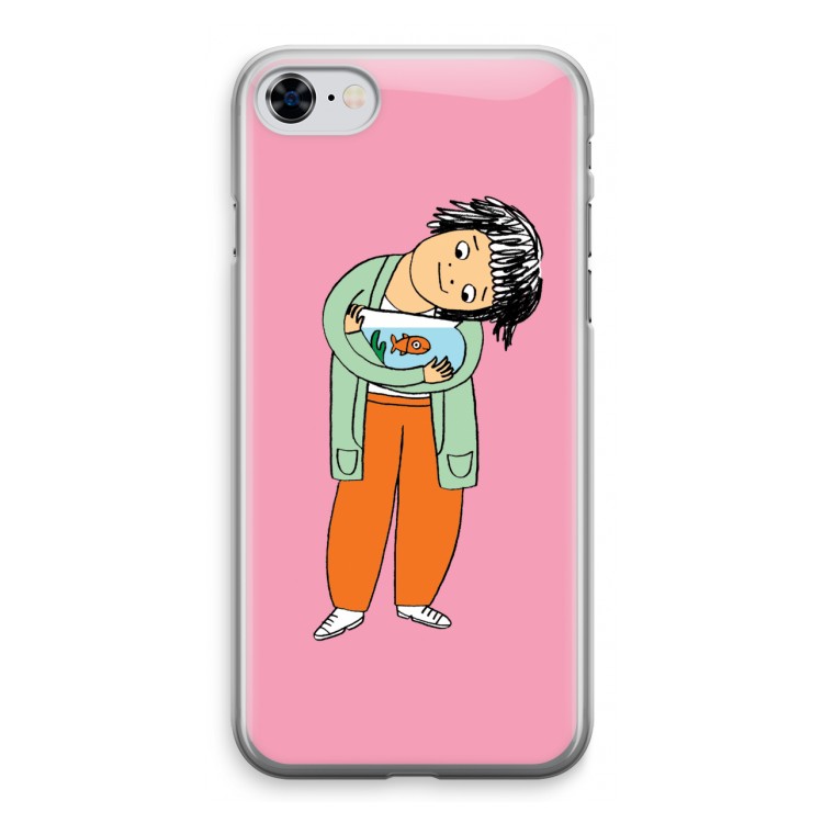 Visknuffel: iPhone 8 Transparant Hoesje