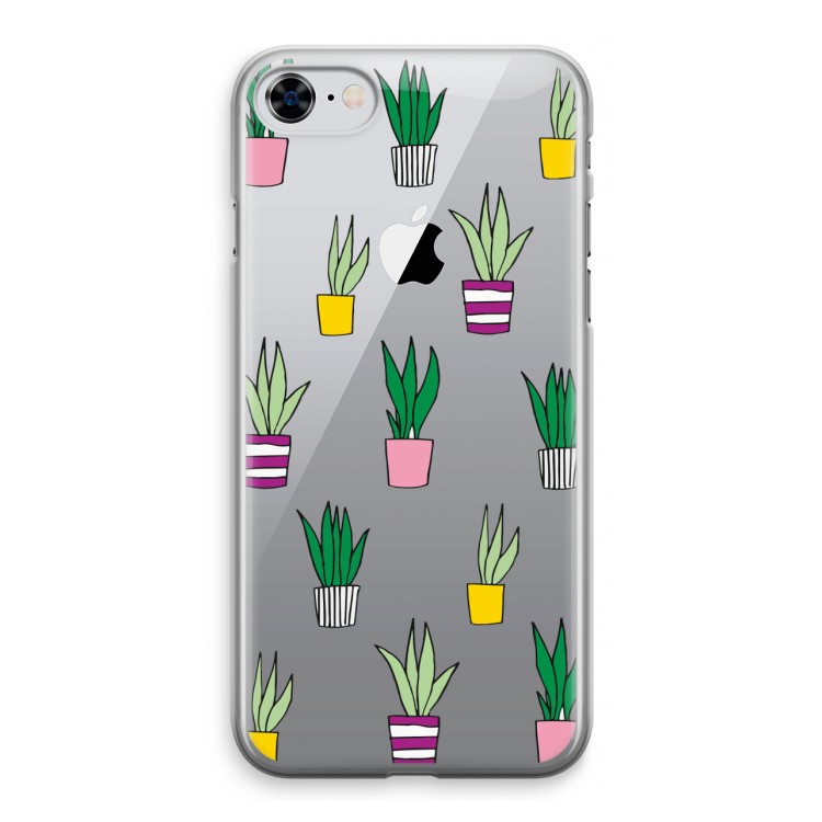 Sanseveria: iPhone 8 Transparant Hoesje