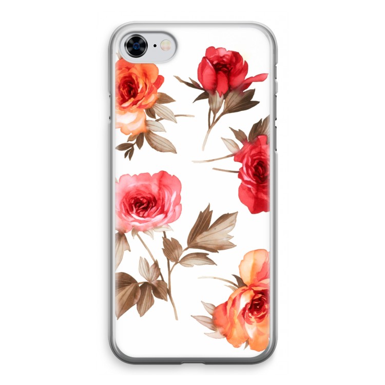 Roosjes: iPhone 8 Transparant Hoesje