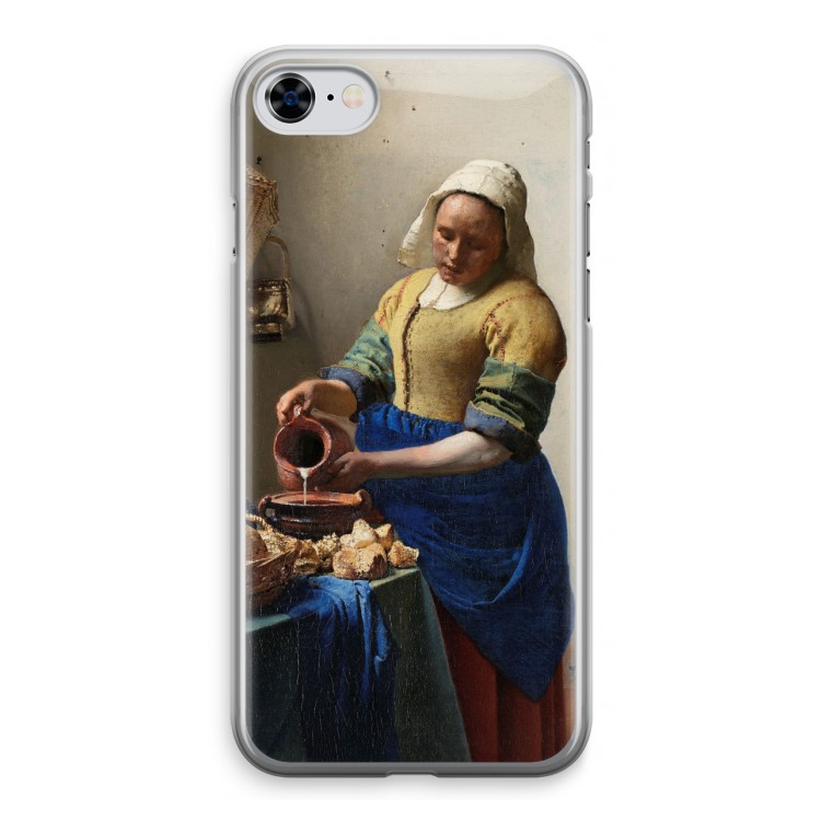 The Milkmaid: iPhone 8 Transparant Hoesje